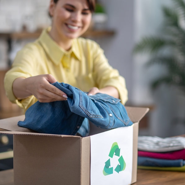 How to dispose of old clothes?